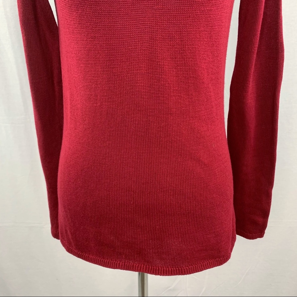 Old Navy red pullover crewneck sweater - Picture 3 of 12